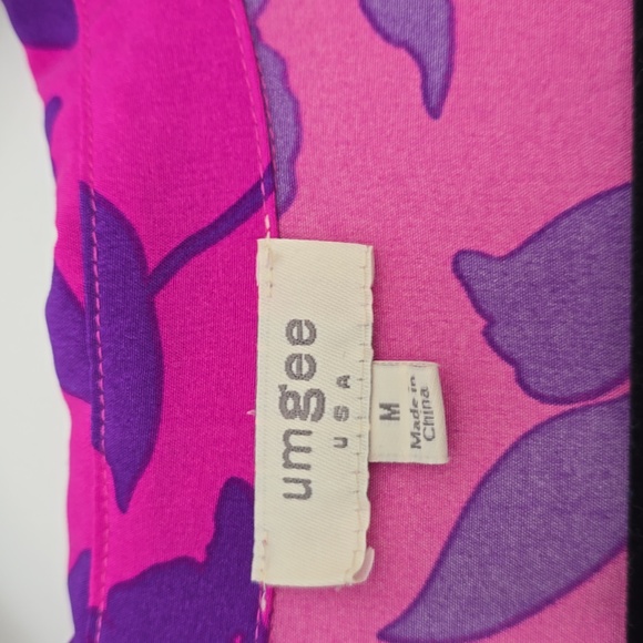 Umgee Pink and Purple Floral Dress - Picture 3 of 5